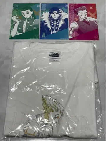 HUNTER HUNTER M 사이즈 히소카 원화 T셔츠 카드 포함 토가시
