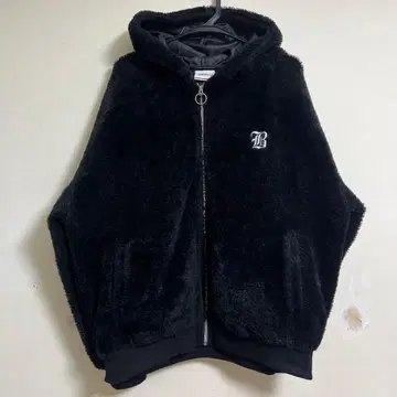 베티 풀 집업 후드티 자수 디자인 블랙 L Betty-Boop