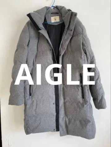 에이글 그레이 롱 코트 다운 AIGLE XL