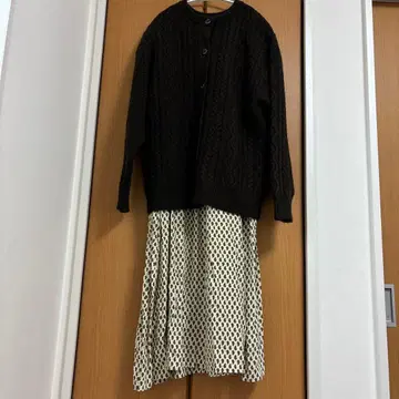 이치 앤티크 새상품급 가디건 덤 원피스