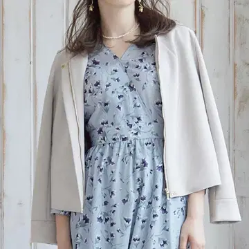 페이크 스웨이드 노카라 자켓 M