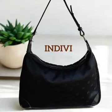 인디비 원숄더 백 여성용 블랙 핸드 가방 자립