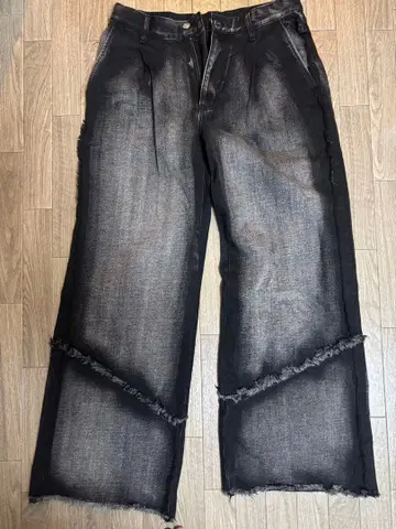 HARE 컨버트 프린지 데님 팬츠 S