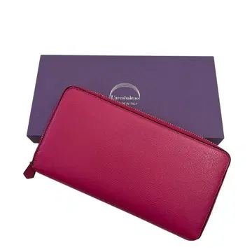 [ 새상품급 ] 라르코 밸리 장지갑 핑크 대수납 카드 롱지퍼 지갑