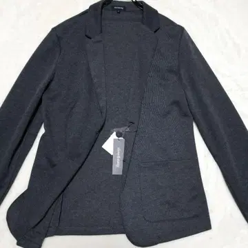 [ 새상품급 ] 저지 테일러드 자켓 L 사이즈 신축성 그레이 가격표 포함