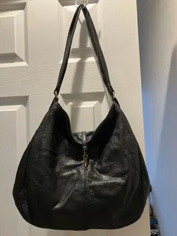 가죽 블랙 2웨이백