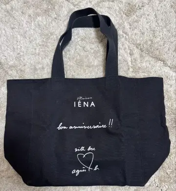 IENAagnis b. 콜라보 토트백 블랙 이에나 에네스베