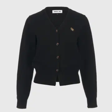 GENERAL IDEA 로고 스탠다드 가디건 블랙 L 미사용 새상품