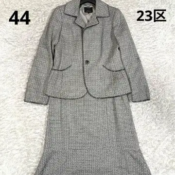 빅 사이즈 23구 트위드 셋업 수트 44