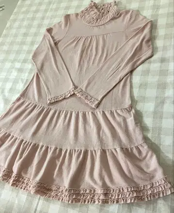 핑크하우스 핑크 긴팔 이너 이너 원피스