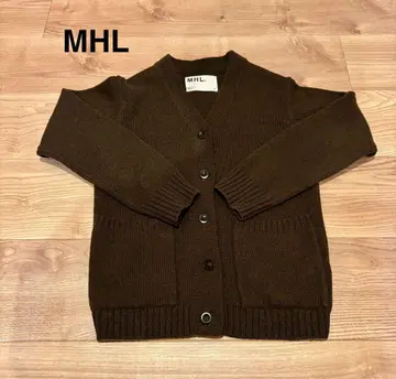 MHL. 브라운 V넥 가디건 사이즈 II