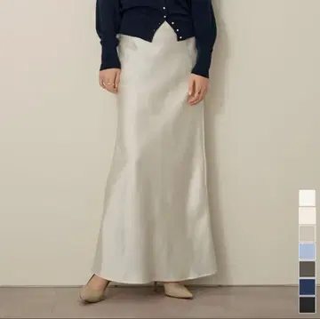 [ 미사용 새상품 ] urs 새틴 머메이드 맥시 스커트 S 베이지