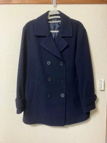 유스 남녀 공용 스쿨 피코트 네이비 LL