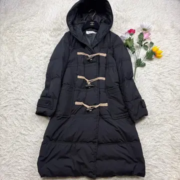 새상품급 플라스테 더플 다운 코트 네이비 A라인 세탁 가능 L 사이즈