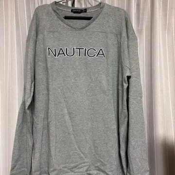NAUTICA 그레이 로고 트레이닝복