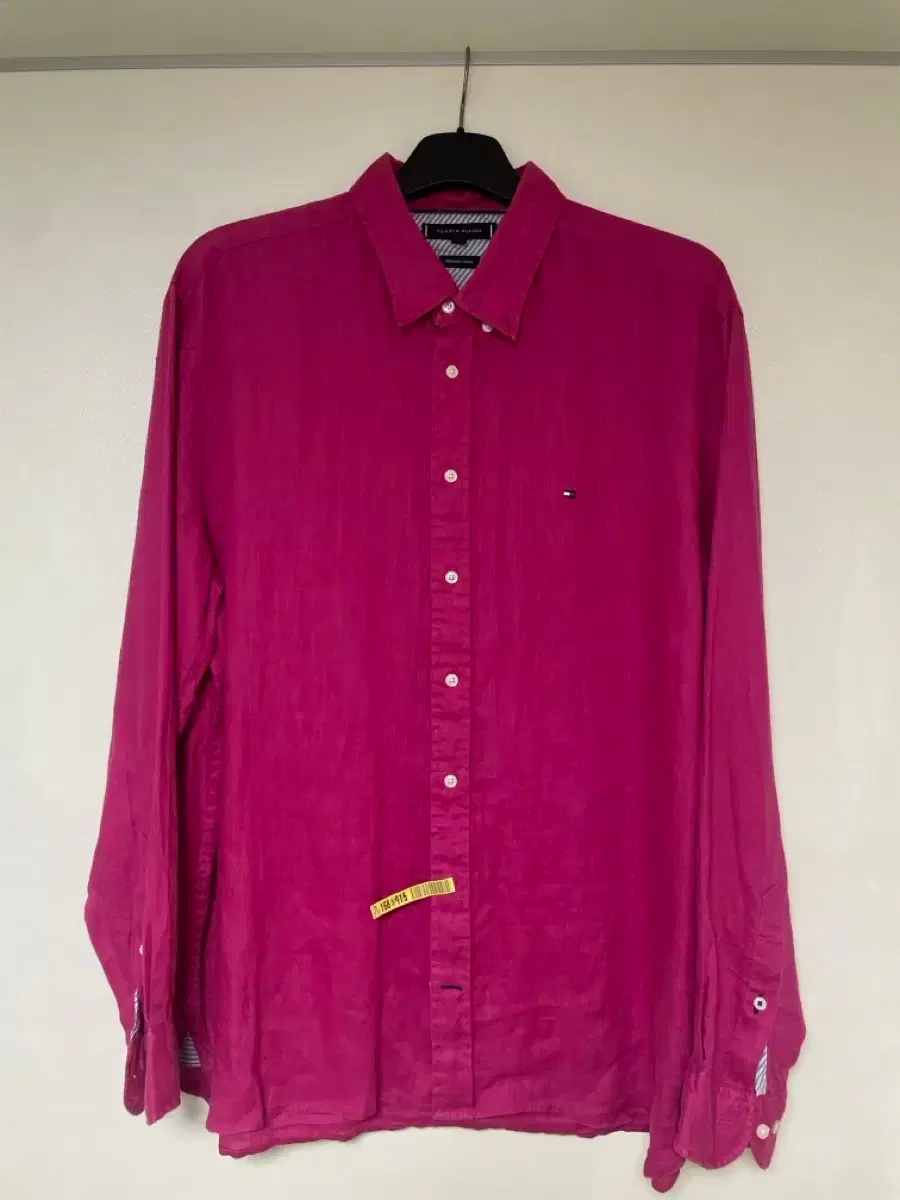 Tommy Hilfiger hot pink linen shirt XXL