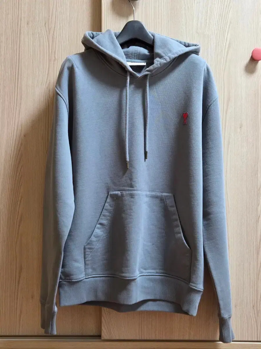 Ami Men's Hoodie Steel Blue L