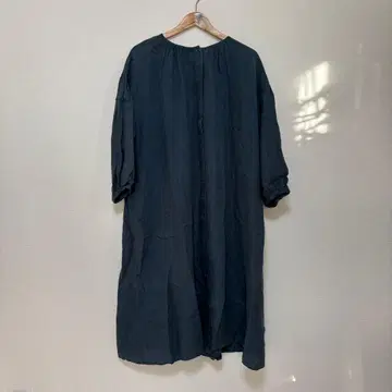 사만사 모스모스 SM2 블루 FREE 뒷 허리 리본 원피스