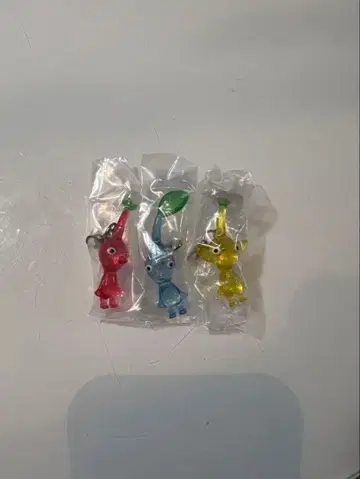 피크민 클리어 키링 3개 세트