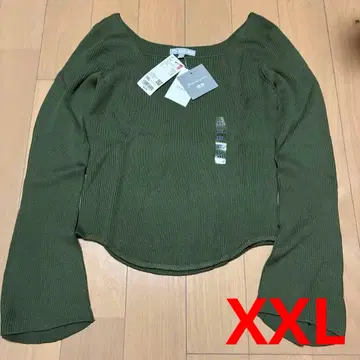 UNIQLO mamekurogouchi 3D 리브 스퀘어 넥 스웨터