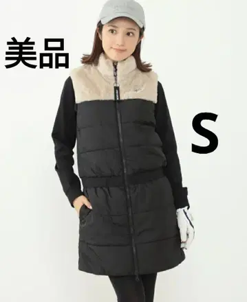 새상품급 빔즈 골프 충전솜 원피스 S 블랙