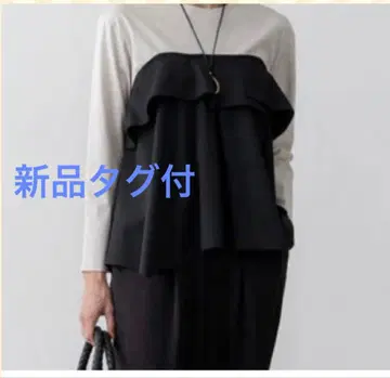 택 포함 새상품 23구 S 라이트 크로스 뷔스티에 콤비 저지 티셔츠 32