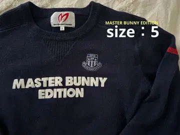 MASTER BUNNY EDITION 스웨터 사이즈 5 네이비 골프