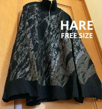 HARE 하프 ZIP 니트