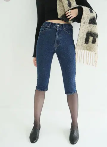 CLANE 클라네 카프리 데님 팬츠