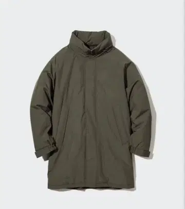 UNIQLO 방풍 패딩 코트 올리브 XL