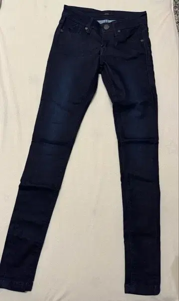 [ 새상품급 ] emoda 에모다 인디고 스키니 데님 사이즈 0 XS