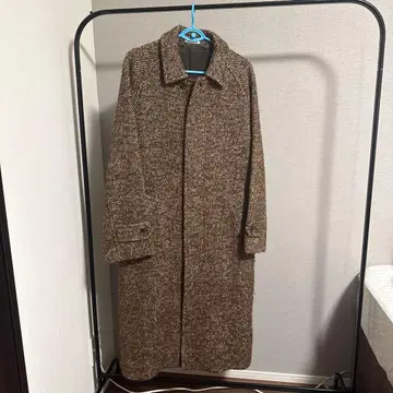 AURALEE 트위드 스텐카라 코트 2022AW