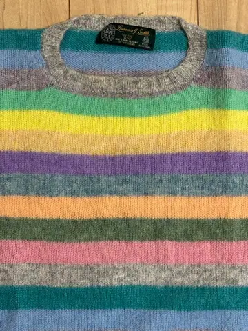 Lawrence J Smith 멀티 보더 니트