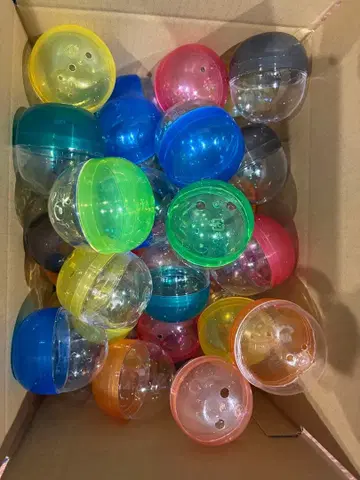 캡슐 토이 가챠가챠 빈 캡슐 65mm 약 80개