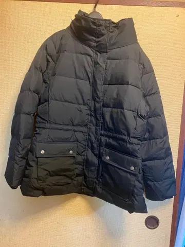 GAP 블랙 다운 자켓 l