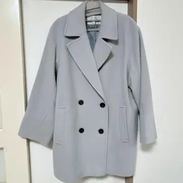 NATURAL BEAUTY BASIC 피 코트 그레이 S 사이즈