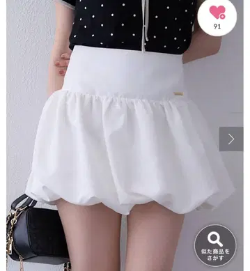 [ 새상품 미사용 ] NICE CLAUP 벌룬 미니 스커트