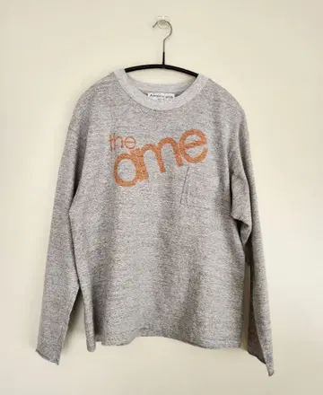 뷰티&유스 별주 아메리카나 로고 티셔츠 그레이