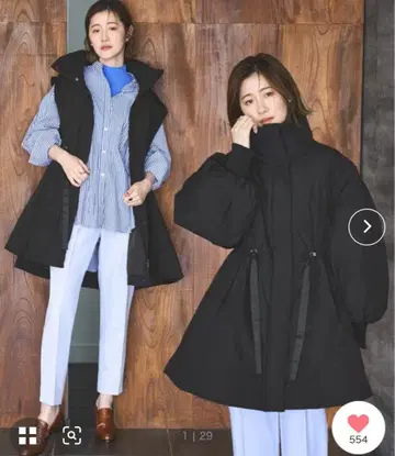 이번 시즌 2WAY 아우터 베스트 다운 자켓