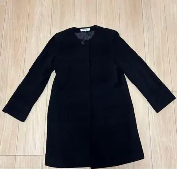 NATURAL BEAUTY BASIC 블랙 롱 코트