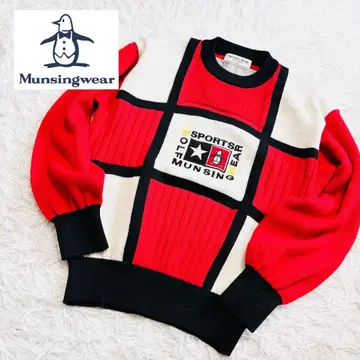 먼싱웨어 긴팔 니트 M 라이너 포함 여성용 골프웨어