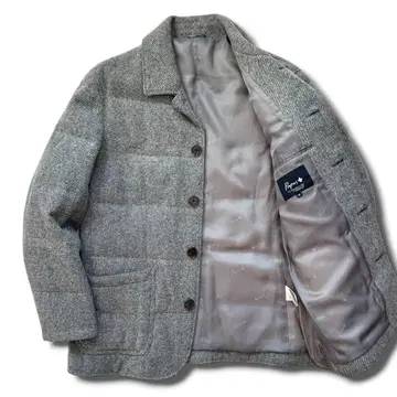 컨디션 최상 PAPAS + 압축 기모 캐시미어 울 다운 자켓 M