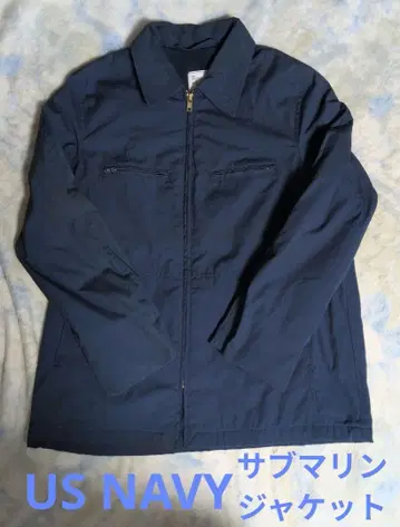 89년제 미군 실물 네이비 서브마린 자켓 지퍼식 사이즈 14S