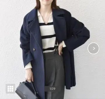 SHIPS any: PONTETORTO 스탠드&더블 컬러 코트 2