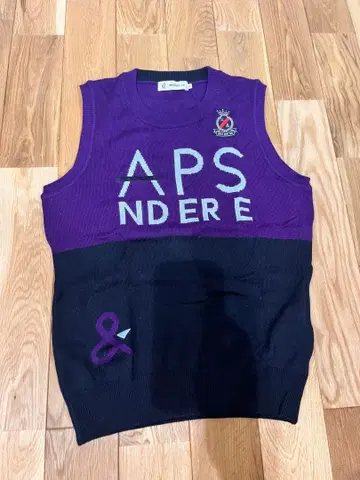 and per se 슬리브리스 베스트 M 보라색/블랙