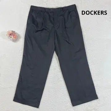 [다커스] 2턱 슬랙스 (W40) 블랙 빅 RELAXEDFIT