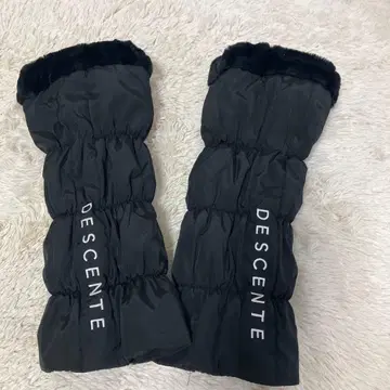 데상트 골프 여성용 레그 워머 블랙