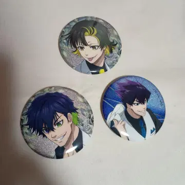 AGF 블루 록 캔뱃지 3개 세트 올리바, 우, 바치라