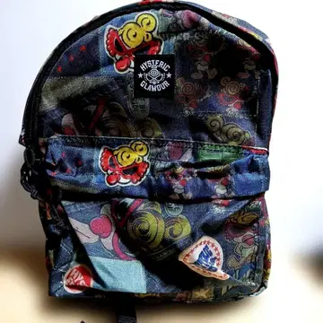 HYSTERIC GLAMOUR 코믹 패턴 백팩