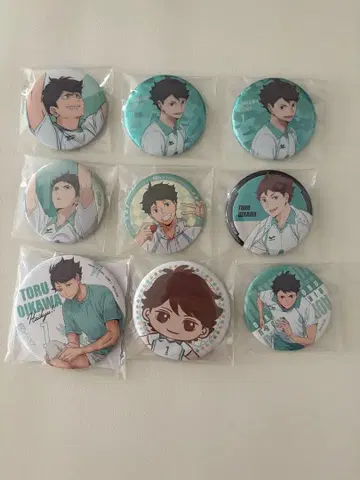 하이큐 오이카와 토오루 캔뱃지 묶음 판매
